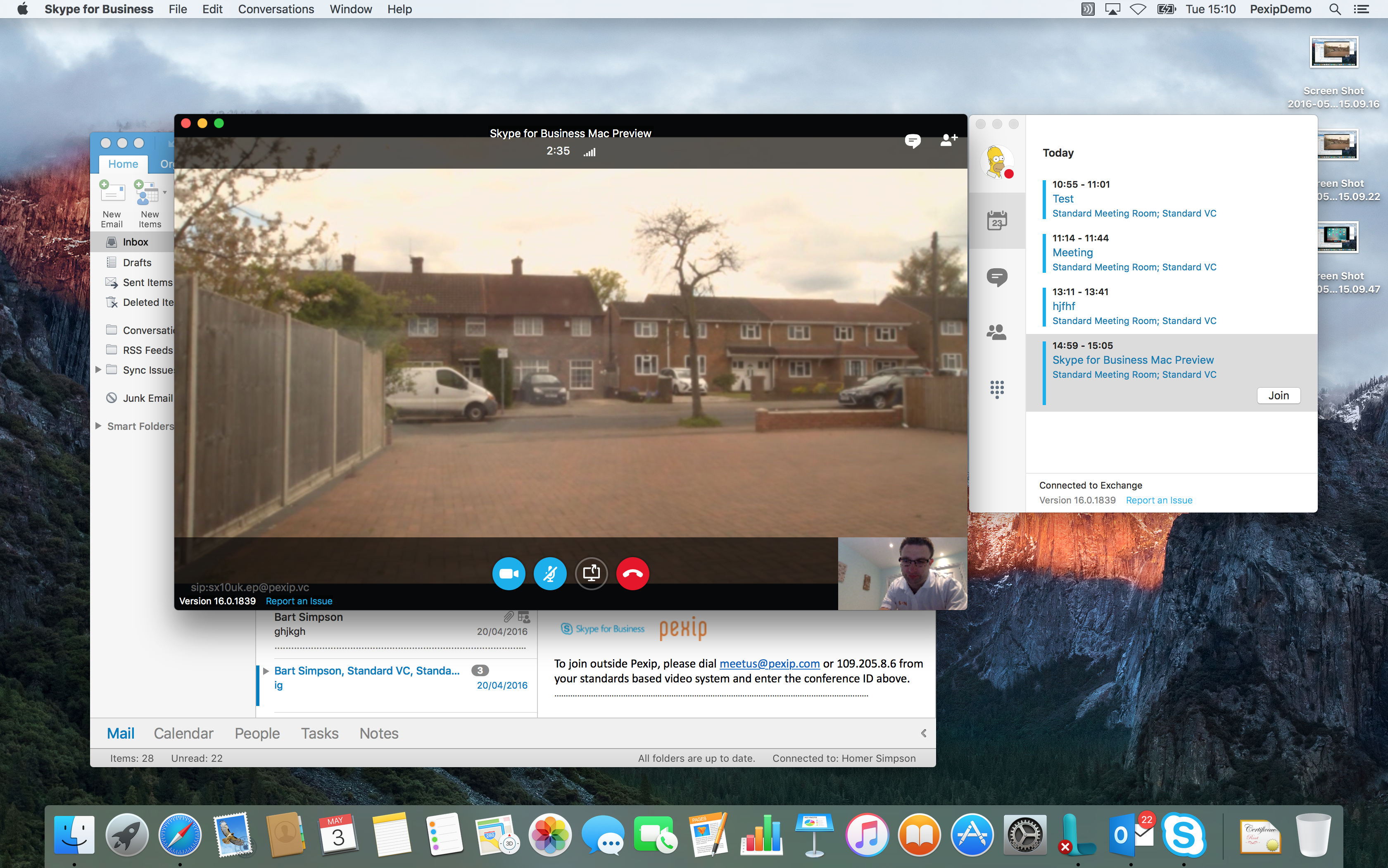 for mac skype for business screen black